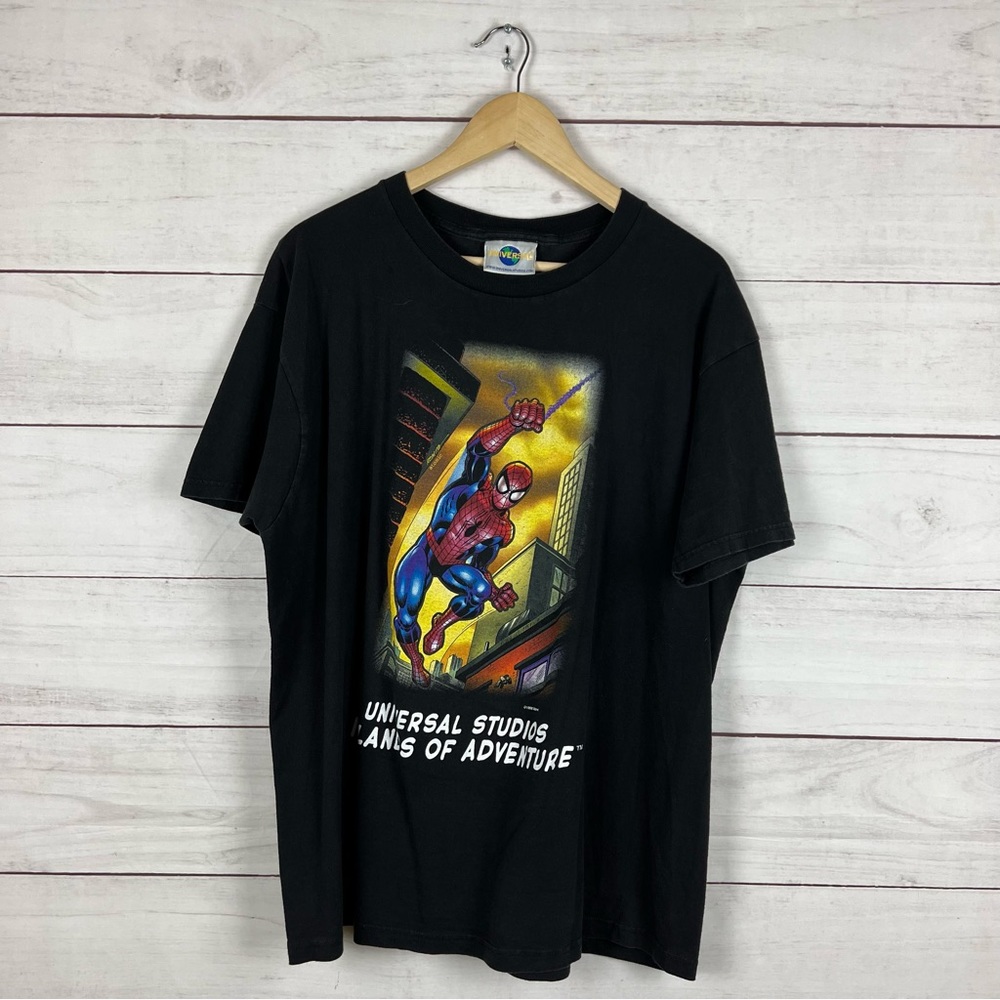 Vintage 1998 Spider-Man Marvel Universal Studio T Shirt Fits like XL